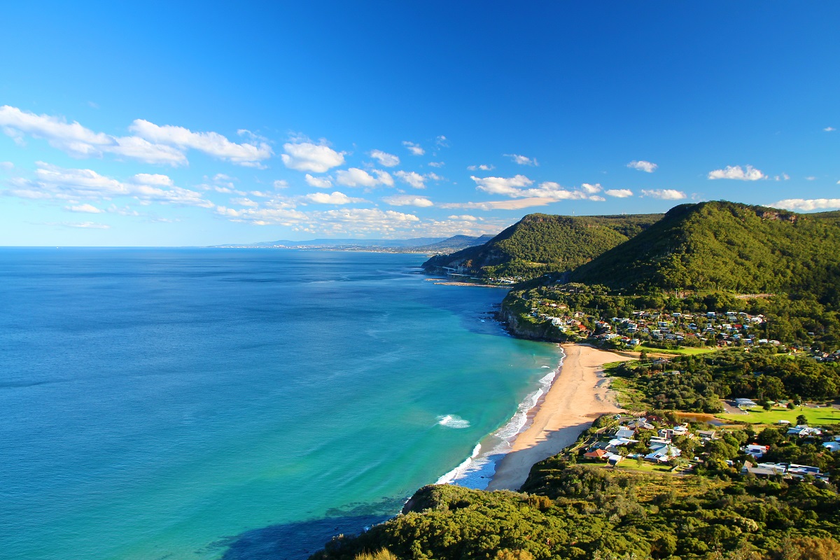 Illawarra coastline in Australia